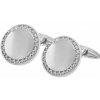 Eppi platinové manžetové gombíky s diamantmi Tanzy