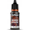 Vallejo Game Xpress Color 72476 Greasy Black 18ml - modelárska farba Vallejo Game Xpress Color 72476 Greasy Black 18ml - modelárska farba