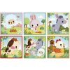 Janod Farm Kartónové obrázkové kocky Farma 9 ks Janod Farm Kartónové obrázkové kocky Farma 9 ks