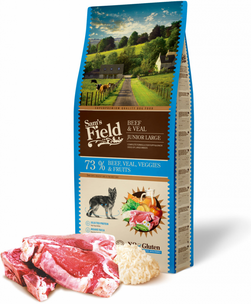 Sam\'s Field Gluten Free Beef & Veal Junior Large 13 kg