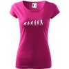 Evolúcia baseball pálkar náprah + loptička - Dámske tričko Pure - S ( Fuchsiová ) Evolúcia baseball pálkar náprah + loptička - Dámske tričko Pure - S ( Fuchsiová )