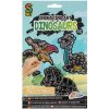 Škrabacie obrázky - Dinosaury Škrabacie obrázky - Dinosaury