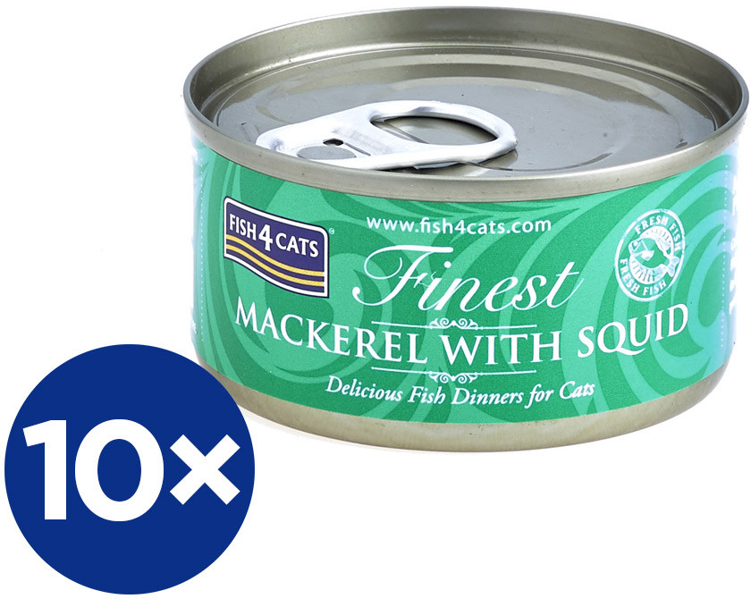 Fish4cats Finest Mackerel & Squid 70 g
