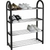 Storage Solutions Policová skříň organizér botník 4 úrovně univerzální Storage Solutions Policová skříň organizér botník 4 úrovně univerzální