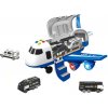 Alltoys Policajné lietadlo s nákladným priestorom as 3 autíčkami 1:64 Alltoys Policajné lietadlo s nákladným priestorom as 3 autíčkami 1:64
