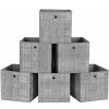Songmics Home úložné boxy Gary 30 x 30 x 30 cm šedá RFB02LG-3 Songmics Home úložné boxy Gary 30 x 30 x 30 cm šedá RFB02LG-3