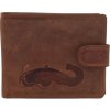 Pánska peňaženka MERCUCIO svetlohnedá embos sumec celý 2911906 Pánska peňaženka MERCUCIO svetlohnedá embos sumec celý 2911906