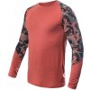SENSOR MERINO IMPRESS pánske tričko dl.rukáv terracotta/rush Veľkosť: XXL SENSOR MERINO IMPRESS pánske tričko dl.rukáv terracotta/rush Veľkosť: XXL