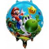 Balón okrúhly narodeninová rozprávka hra s Super Mario Yoshi Luma 45 cm Balón okrúhly narodeninová rozprávka hra s Super Mario Yoshi Luma 45 cm