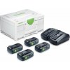 FESTOOL FESTOOL Energetická súprava SYS 18V 4xTBX4/TCL6DUO 578823 FESTOOL FESTOOL Energetická súprava SYS 18V 4xTBX4/TCL6DUO 578823