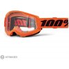 100% STRATA 2 okuliare, Neon Orange/Clear Lens 100% STRATA 2 okuliare, Neon Orange/Clear Lens