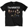 Tričko The Wanted - Retro, Unisex,Čierna,XXL Tričko The Wanted - Retro, Unisex,Čierna,XXL