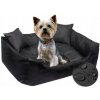 Pelech pre Psa Yorka Mačku Pohovka Vodoodolný Čierny 75x65 cm Pelech pre Psa Yorka Mačku Pohovka Vodoodolný Čierny 75x65 cm