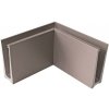 Roh 90° pre AL profil(celoskl. zábradlie) AL/INOX Roh 90° pre AL profil(celoskl. zábradlie) AL/INOX
