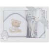 INTERBABY OSUŠKA froté MEDVÍDEK LOVE + KEFA bielo/sivá INTERBABY OSUŠKA froté MEDVÍDEK LOVE + KEFA bielo/sivá