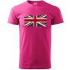 Britská vlajka stará - Klasické pánske tričko vyššej gramáže - 3XL ( Purpurová ) Britská vlajka stará - Klasické pánske tričko vyššej gramáže - 3XL ( Purpurová )