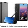 Otváracie Púzdro Luxria Clear View pre Huawei - Čierne pre Huawei: P20 Pro Otváracie Púzdro Luxria Clear View pre Huawei - Čierne pre Huawei: P20 Pro