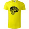 Ping pong rakety a sieť - Tričko z organickej bavlny - 2XL ( Citrónová ) Ping pong rakety a sieť - Tričko z organickej bavlny - 2XL ( Citrónová )
