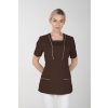 Dámska farebná zdravotnícka blúzka M-054, hnedá (Zdravotnícke oblečenie) Dámska farebná zdravotnícka blúzka M-054, hnedá (Zdravotnícke oblečenie)