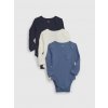 GAP Baby rebrované body 3 ks Viacfarebná 3-6M GAP Baby rebrované body 3 ks Viacfarebná 3-6M