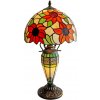 Brilagi - Tiffany vitrážová stolná lampa SUNFLOWER 1xE27/60W/230V + 1xE14/40W BRT-8004E + záruka 3 roky zadarmo Brilagi - Tiffany vitrážová stolná lampa SUNFLOWER 1xE27/60W/230V + 1xE14/40W BRT-8004E + záruka 3 roky zadarmo