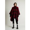 WOOLRICH BLANKET CAPE RED CHECK WOOLRICH BLANKET CAPE RED CHECK