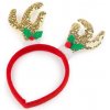 Čelenka do vlasov vianočná / párty - 1 ks 2 zlatá červená Čelenka do vlasov vianočná / párty - 1 ks 2 zlatá červená