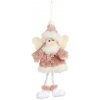 Vianočná dekorácia na zavesenie - anjel, ružový Vianočná dekorácia na zavesenie - anjel, ružový