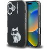 Karl Lagerfeld IML Aquarelle Choupette zadný kryt pre iPhone 16 Black