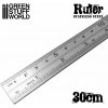 Green Stuff World Measuring Steel RULER 30cm / Oceľové meradlo 30 cm Green Stuff World Measuring Steel RULER 30cm / Oceľové meradlo 30 cm
