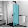 Polysan ZOOM BLACK sprchové dvere skladacie 700 mm, lavé, číre sklo ZL4715BL Polysan ZOOM BLACK sprchové dvere skladacie 700 mm, lavé, číre sklo ZL4715BL