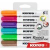 Kores Popisovač na biele a flipchartové tabule K-Marker XW1 1-3 mm, 6 farieb Kores Popisovač na biele a flipchartové tabule K-Marker XW1 1-3 mm, 6 farieb