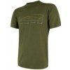 Sensor merino Active pánské triko kr.rukáv safari green