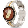 Tech-Protect Stainless Line remienok na Samsung Galaxy Watch 4 / 5 / 5 Pro / 6 / 7 / FE, titanium/orange Tech-Protect Stainless Line remienok na Samsung Galaxy Watch 4 / 5 / 5 Pro / 6 / 7 / FE, titanium/orange