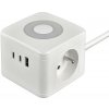 Sieťový adaptér VIKING YC23L, biela/Output:2xAC,1xUSB-A,2xUSB-C/dotykové svetlo/1,4m kábel Sieťový adaptér VIKING YC23L, biela/Output:2xAC,1xUSB-A,2xUSB-C/dotykové svetlo/1,4m kábel