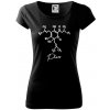 Barová chémia - pivo - Dámske tričko Pure - 2XL ( Čierna ) Barová chémia - pivo - Dámske tričko Pure - 2XL ( Čierna )