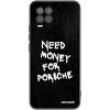 Picasee silikónový čierny obal pre Realme 8 4G - Black Dollar Picasee silikónový čierny obal pre Realme 8 4G - Black Dollar