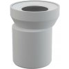 AlcaPlast A92 - Dopojenie k voľne stojacemu WC, excentrické 15 mm, DN 110, dĺžka 158 mm, PP, biele AlcaPlast A92 - Dopojenie k voľne stojacemu WC, excentrické 15 mm, DN 110, dĺžka 158 mm, PP, biele
