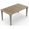 Keter DECO FUTURA stôl Ashwood/Cappuccino