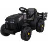 Detský elektrický traktor Titanium Z s prívesom – čierny Detský elektrický traktor Titanium Z s prívesom – čierny