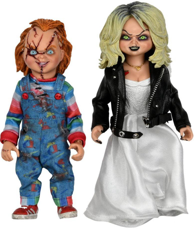 NECA Bride of Chucky Clothed 2-balení Chucky a Tiffany 14 cm