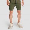 GymBeam Pánske šortky Combat Olive Grey L GymBeam Pánske šortky Combat Olive Grey L