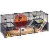 Ferplast Klietka MULTIPLA Hamster Large NERA GABBIA s príslušenstvom pre hlodavce 107,5 x 37.5 x 42 cm