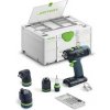 Festool T18+3 Basic-Set Akumulátorový vŕtací skrutkovač (578828) Festool T18+3 Basic-Set Akumulátorový vŕtací skrutkovač (578828)