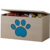 Truhla na hračky - Tlapka Modrá Truhla na hračky - Tlapka Modrá