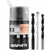 Univerzálna sada vrtákov GRAPHITE 54T430 – 18 ks pre kov, drevo aj tehlu Univerzálna sada vrtákov GRAPHITE 54T430 – 18 ks pre kov, drevo aj tehlu