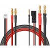 Yeah Racing Nabíjecí kabel 3v1 ( 4mm, 5mm, RX konektor ) Yeah Racing Nabíjecí kabel 3v1 ( 4mm, 5mm, RX konektor )
