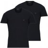 Emporio Armani Tričká s krátkym rukávom 2-PACK CREW NECK T-SHIRT AF14132 Čierna Emporio Armani Tričká s krátkym rukávom 2-PACK CREW NECK T-SHIRT AF14132 Čierna