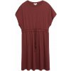 Dámske letné šaty s.Oliver, DRESS REGULAR FIT Vínová 48 Dámske letné šaty s.Oliver, DRESS REGULAR FIT Vínová 48