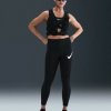 Nike Tempo Swoosh Run Womens High-Waisted 7/8 Running Leggings | 0198482962319 | Čierna | S Nike Tempo Swoosh Run Womens High-Waisted 7/8 Running Leggings | 0198482962319 | Čierna | S